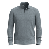 Smartwool 01. MENS APPAREL - MENS HOODIES|SWEATERS - MENS PO Q ZIP Men's Sparwood 1/2 Zip Sweater 010 CHARCOAL HEATHER