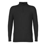 Smartwool 01. MENS APPAREL - MENS HOODIES|SWEATERS - MENS PO Q ZIP Men's Sparwood 1/2 Zip Sweater 010 CHARCOAL HEATHER