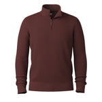 Smartwool 01. MENS APPAREL - MENS HOODIES|SWEATERS - MENS PO Q ZIP Men's Sparwood 1/2 Zip Sweater Q38 PECAN BROWN-MINK