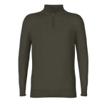 Smartwool 01. MENS APPAREL - MENS HOODIES|SWEATERS - MENS PO Q ZIP Men's Sparwood 1/2 Zip Sweater K90 NORTH WOODS HEATHER-WINTER MOSS HEATHER