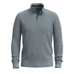 Smartwool 01. MENS APPAREL - MENS HOODIES|SWEATERS - MENS PO Q ZIP Men's Sparwood 1/2 Zip Sweater M78 TWILIGHT BLUE MARL