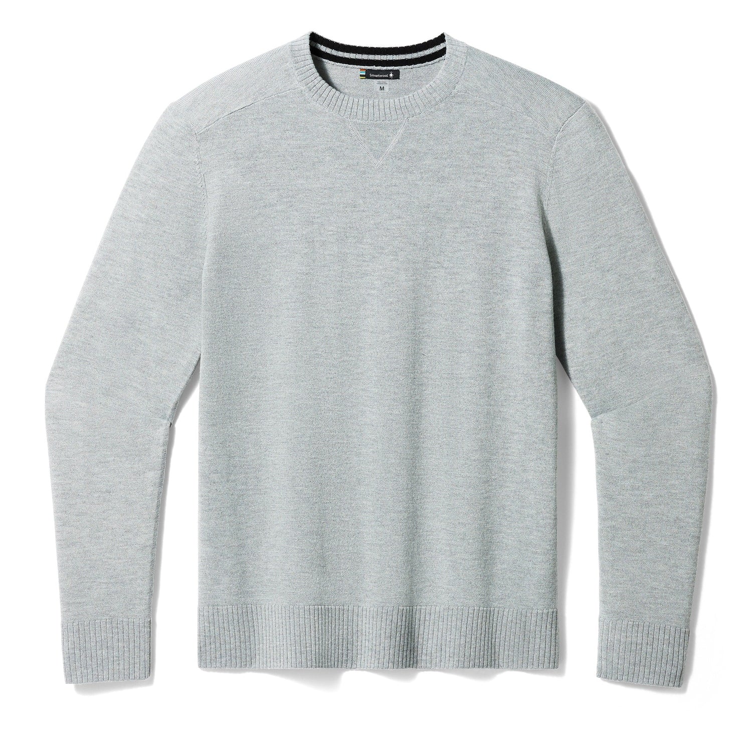 Smartwool 01. MENS APPAREL - MENS HOODIES|SWEATERS - MENS PO SWEATERS Men's Sparwood Crew Sweater 545 LIGHT GRAY HEATHER