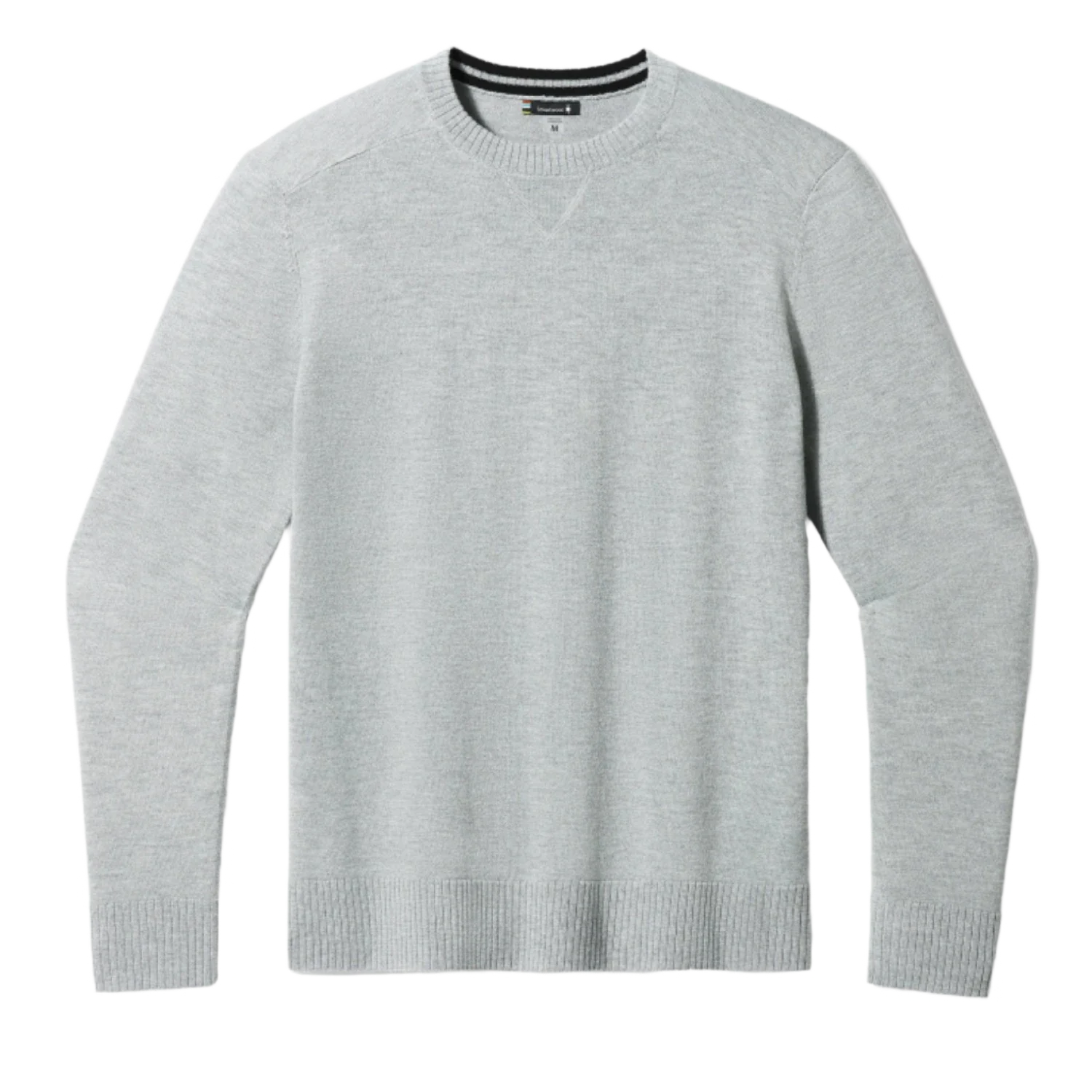 Smartwool 01. MENS APPAREL - MENS HOODIES|SWEATERS - MENS PO SWEATERS Men's Sparwood Crew Sweater 545 LIGHT GRAY HEATHER