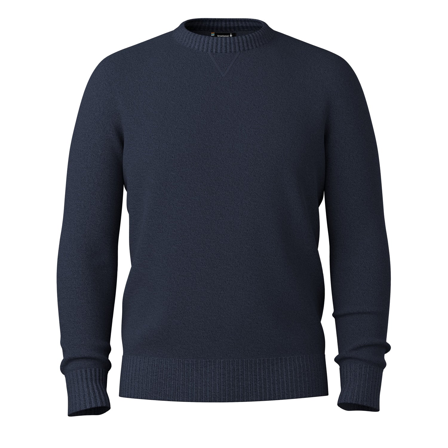 Smartwool 01. MENS APPAREL - MENS HOODIES|SWEATERS - MENS PO SWEATERS Men's Sparwood Crew Sweater Q29 DEEP NAVY-NIGHTFALL BLUE