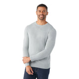 Smartwool 01. MENS APPAREL - MENS HOODIES|SWEATERS - MENS PO SWEATERS Men's Sparwood Crew Sweater 545 LIGHT GRAY HEATHER