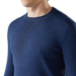 Smartwool 01. MENS APPAREL - MENS HOODIES|SWEATERS - MENS PO SWEATERS Men's Sparwood Crew Sweater Q29 DEEP NAVY-NIGHTFALL BLUE