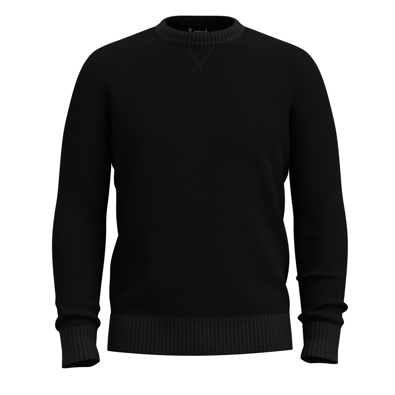 Smartwool 01. MENS APPAREL - MENS HOODIES|SWEATERS - MENS PO SWEATERS Men's Sparwood Crew Sweater 001 BLACK
