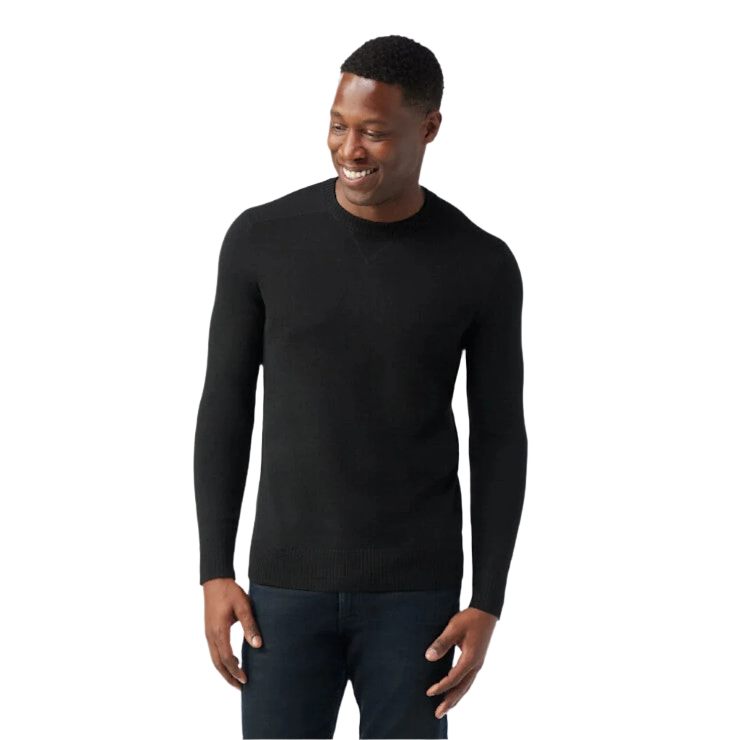 Smartwool 01. MENS APPAREL - MENS HOODIES|SWEATERS - MENS PO SWEATERS Men's Sparwood Crew Sweater 001 BLACK