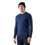 Smartwool 01. MENS APPAREL - MENS HOODIES|SWEATERS - MENS PO SWEATERS Men's Sparwood Crew Sweater Q29 DEEP NAVY-NIGHTFALL BLUE