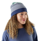 Smartwool 11. HATS - HATS WINTER - HATS WINTER Popcorn Cable Reversible Beanie P43 NIGHTFALL BLUE