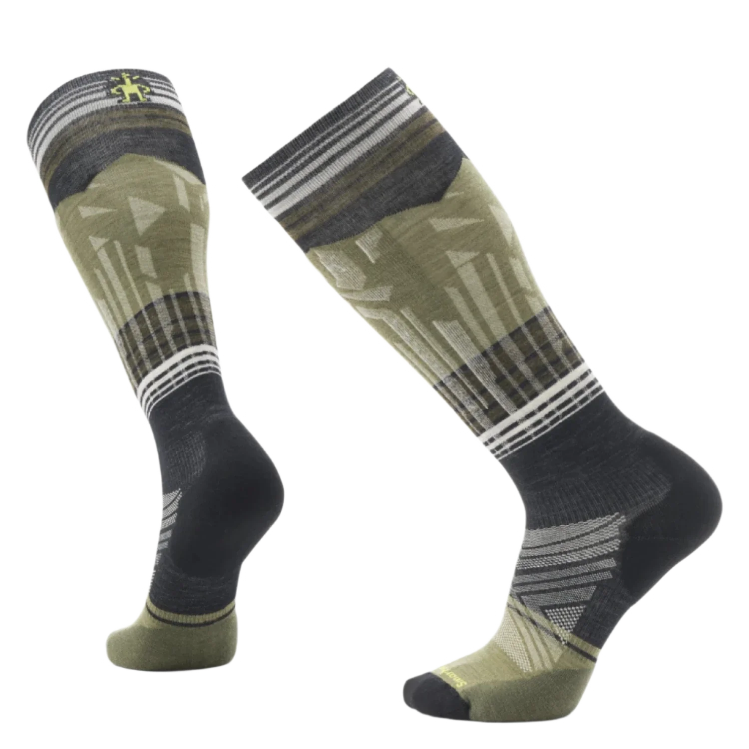 Smartwool 06. SOCKS - MENS SOCKS - MENS SOCKS SKI Ski Summit Shot Over The Calf Socks 001 BLACK