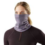 Smartwool 11. HATS - HATS WINTER - HATS WINTER Thermal Merino Reversible Neck Gaiter N81 CHALK VIOLET HEATHER