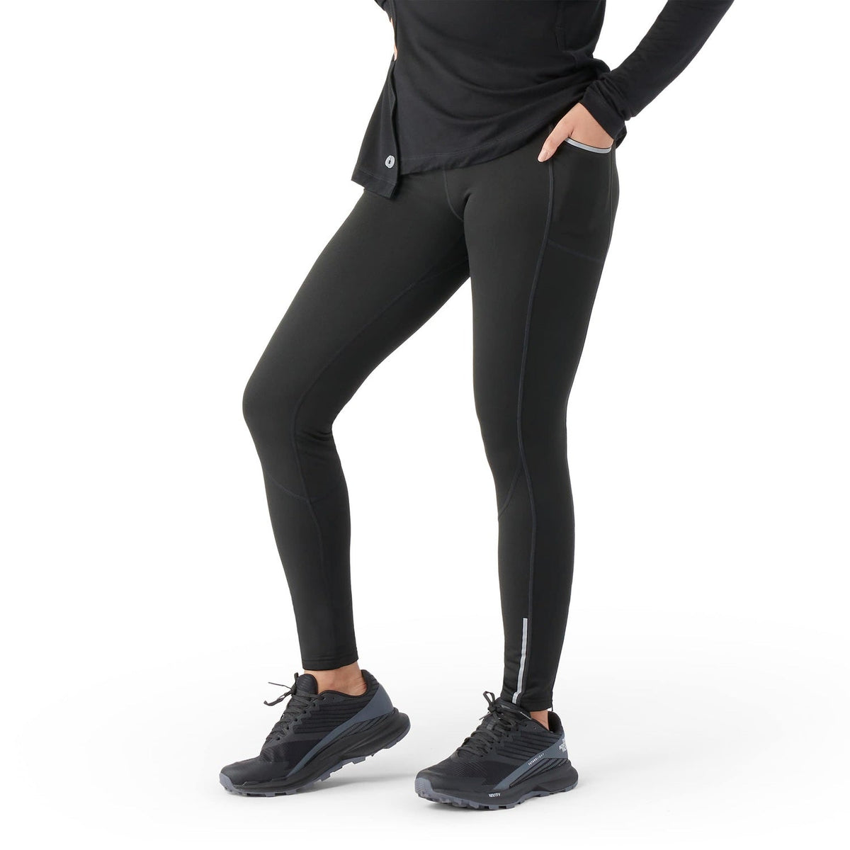 Women’s Active Fleece Tight Smartwool - 001 BLACK / XS