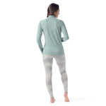Smartwool 02. WOMENS APPAREL - WOMENS SKI - WOMENS THERMAL TOPS Women's Classic Thermal Merino Base Layer 1/4 Zip N67 ARCTIC GREEN HEATHER