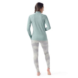 Smartwool 02. WOMENS APPAREL - WOMENS SKI - WOMENS THERMAL TOPS Women's Classic Thermal Merino Base Layer 1/4 Zip N67 ARCTIC GREEN HEATHER