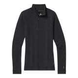 Smartwool 02. WOMENS APPAREL - WOMENS SKI - WOMENS THERMAL TOPS Women's Classic Thermal Merino Base Layer 1/4 Zip CHARCOAL HEATHER