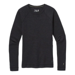 Smartwool 02. WOMENS APPAREL - WOMENS SKI - WOMENS THERMAL TOPS Women's Classic Thermal Merino Base Layer Crew 010 CHARCOAL HEATHER