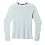 Smartwool 02. WOMENS APPAREL - WOMENS SKI - WOMENS THERMAL TOPS Women's Classic Thermal Merino Base Layer Crew M06 WINTER SKY HEATHER