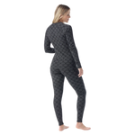 Smartwool 02. WOMENS APPAREL - WOMENS SKI - WOMENS THERMAL TOPS Women's Classic Thermal Merino Base Layer Crew N86 BLACK DIGI SNOW