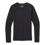 Smartwool 02. WOMENS APPAREL - WOMENS SKI - WOMENS THERMAL TOPS Women's Classic Thermal Merino Base Layer Crew 010 CHARCOAL HEATHER