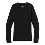 Smartwool 02. WOMENS APPAREL - WOMENS SKI - WOMENS THERMAL TOPS Women's Classic Thermal Merino Base Layer Crew 001 BLACK XL
