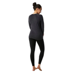 Smartwool 02. WOMENS APPAREL - WOMENS SKI - WOMENS THERMAL TOPS Women's Classic Thermal Merino Base Layer Crew 010 CHARCOAL HEATHER