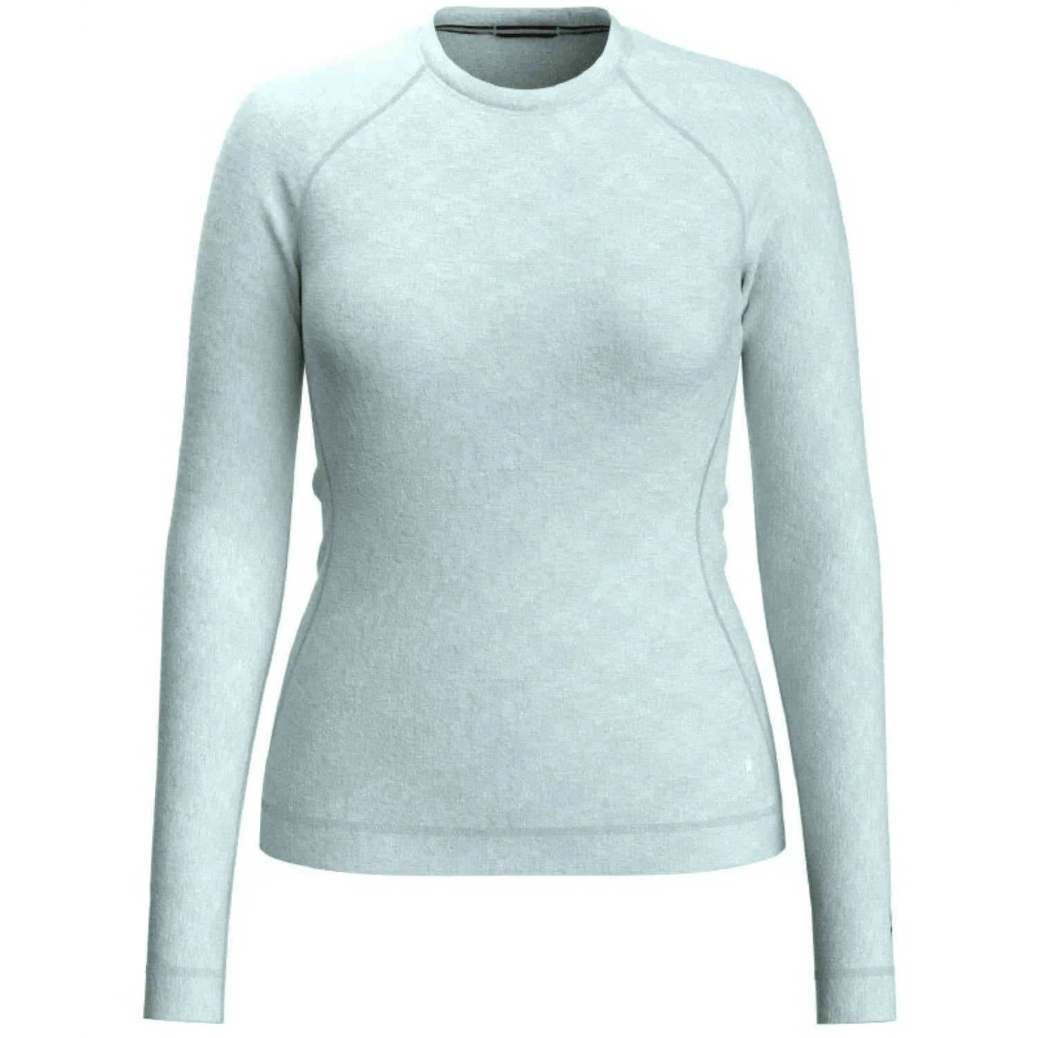 Smartwool 02. WOMENS APPAREL - WOMENS SKI - WOMENS THERMAL TOPS Women's Classic Thermal Merino Base Layer Crew J63 BLEACHED AQUA HEATHER