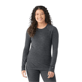 Smartwool 02. WOMENS APPAREL - WOMENS SKI - WOMENS THERMAL TOPS Women's Classic Thermal Merino Base Layer Crew K78 BLACK DOT