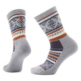 Smartwool 06. SOCKS - WOMENS SOCKS - WOMENS SOCKS CREW Women's Everyday Cozy Fair Isle Sweater Crew Socks 039 LIGHT GRAY