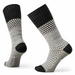 Smartwool 06. SOCKS - WOMENS SOCKS - WOMENS SOCKS CREW Women's Everyday Popcorn Cable Full Cushion Crew Socks 001 BLACK