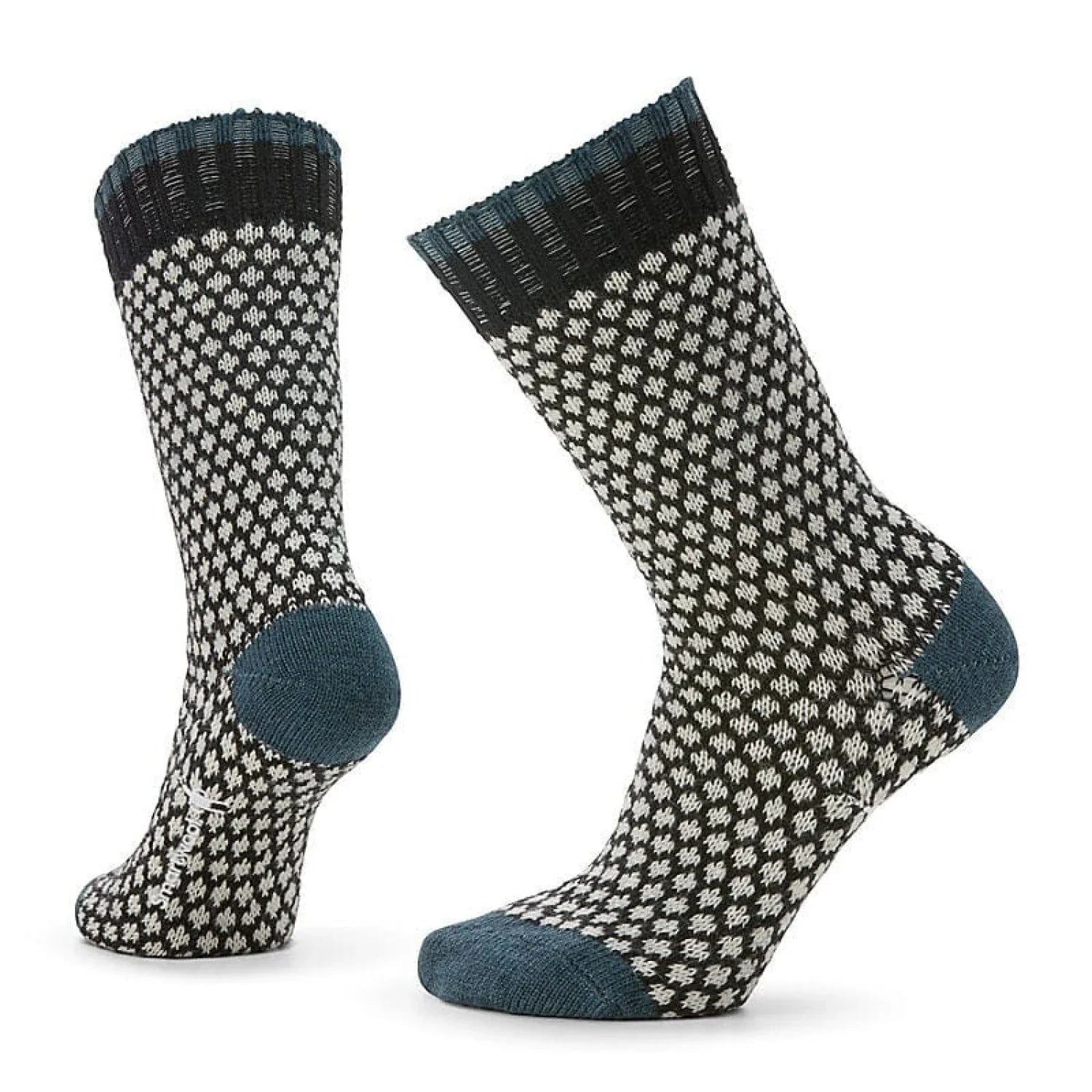 Smartwool 06. SOCKS - MENS SOCKS - MENS SOCKS CREW Everyday Popcorn Polka Dot Crew 001 BLACK