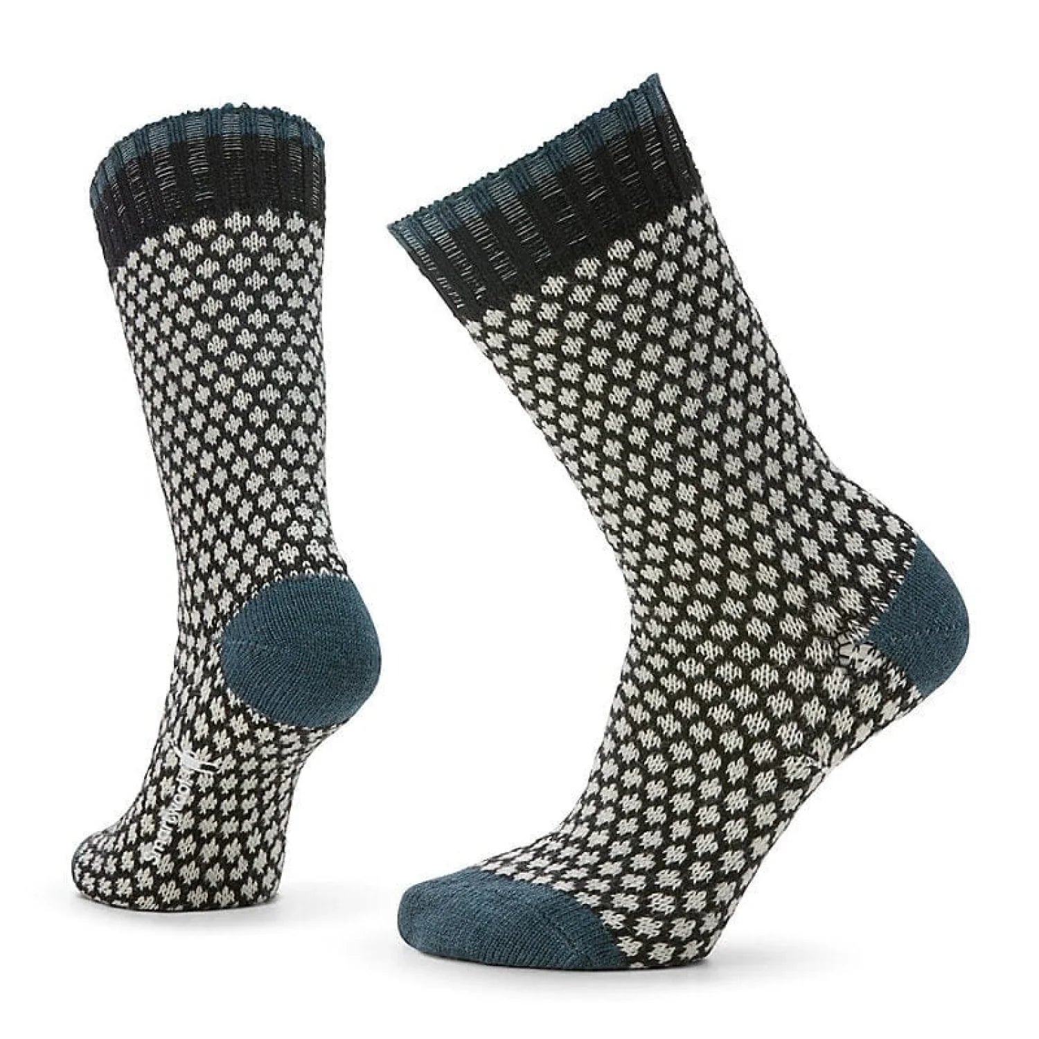 Smartwool 06. SOCKS - MENS SOCKS - MENS SOCKS CREW Women's Everyday Popcorn Polka Dot Crew 001 BLACK