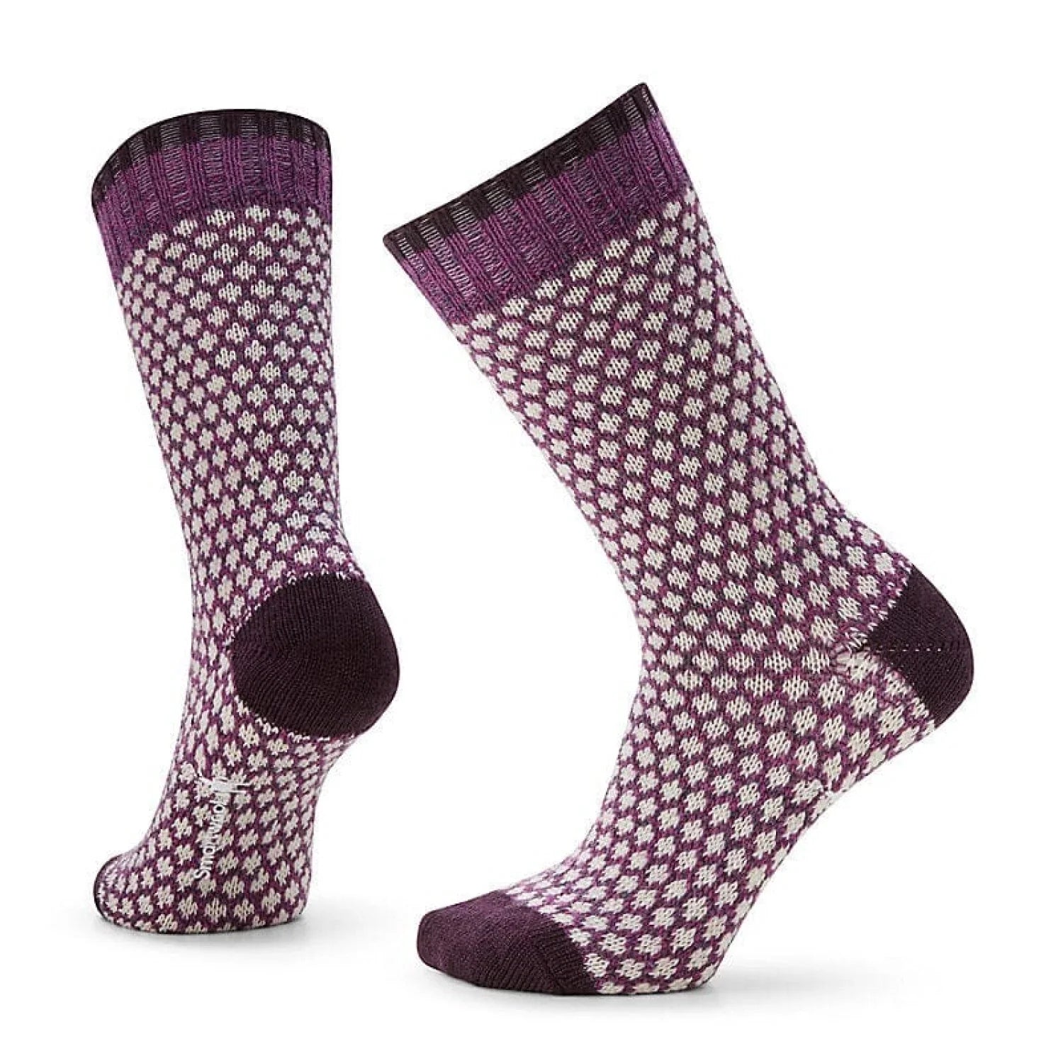 Smartwool 06. SOCKS - MENS SOCKS - MENS SOCKS CREW Everyday Popcorn Polka Dot Crew G74 TWILIGHT BLUE