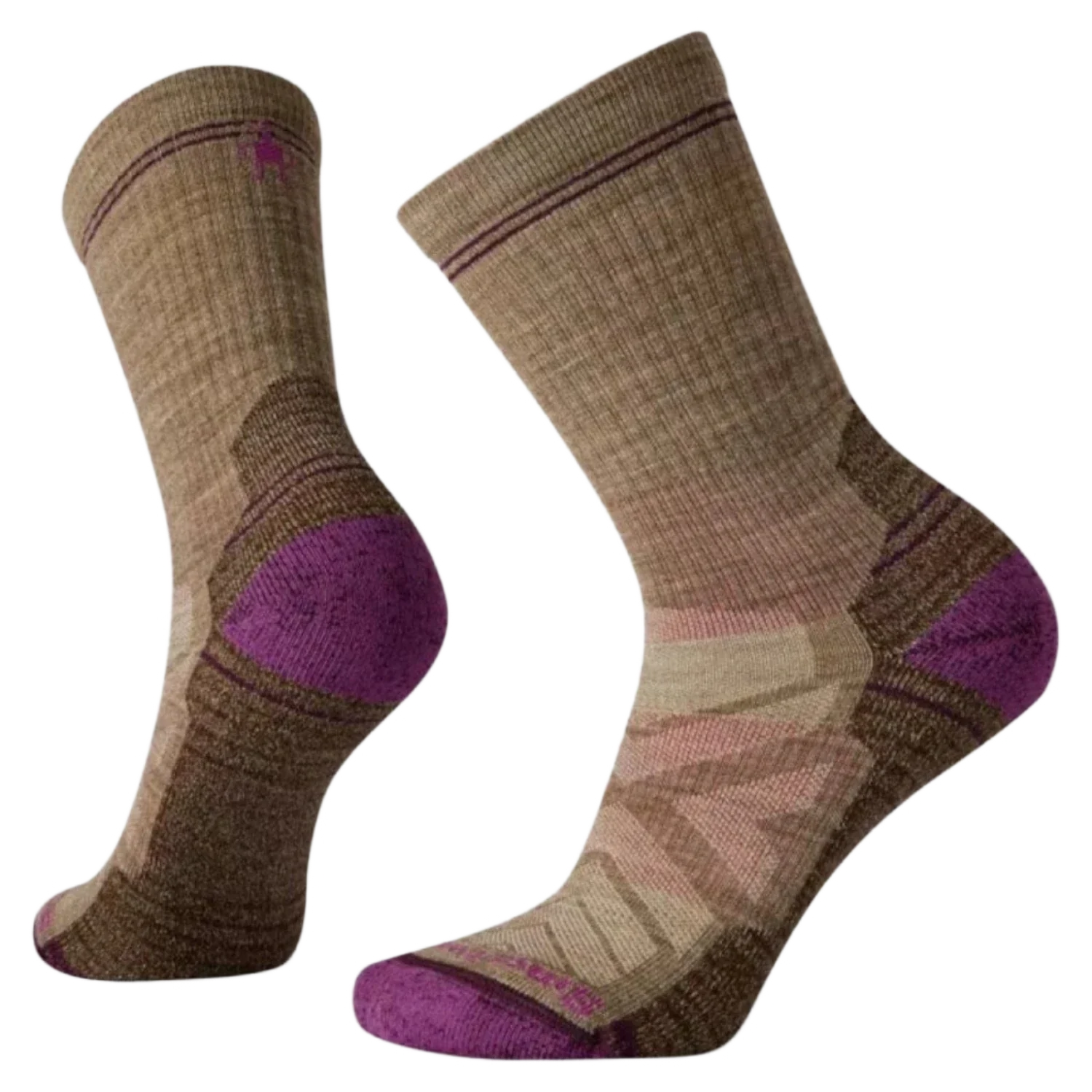 Smartwool 06. SOCKS - WOMENS SOCKS - WOMENS SOCKS CREW Women's Hike Light Cushion Crew Socks 880 FOSSIL