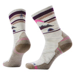 Smartwool 06. SOCKS - WOMENS SOCKS - WOMENS SOCKS CREW Women's Hike Light Cushion Mountain Moon Crew Socks 069 ASH