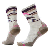 Smartwool 06. SOCKS - WOMENS SOCKS - WOMENS SOCKS CREW Women's Hike Light Cushion Mountain Moon Crew Socks 069 ASH