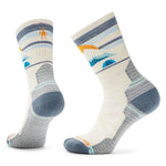 Smartwool 06. SOCKS - WOMENS SOCKS - WOMENS SOCKS CREW Women's Hike Light Cushion Mountain Moon Crew Socks A81 MOONBEAM