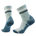 Smartwool 06. SOCKS - WOMENS SOCKS - WOMENS SOCKS CREW Women's Hike Tube Stripe Crew Socks B72 FROSTY GREEN