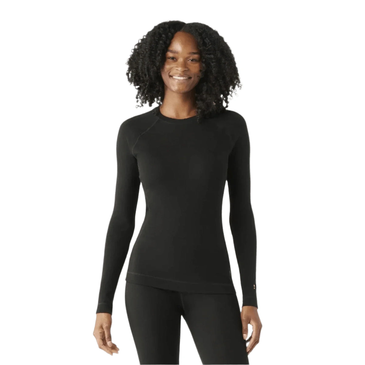 Women’s Merino 250 Baselayer Crew Smartwool - BLACK / XS