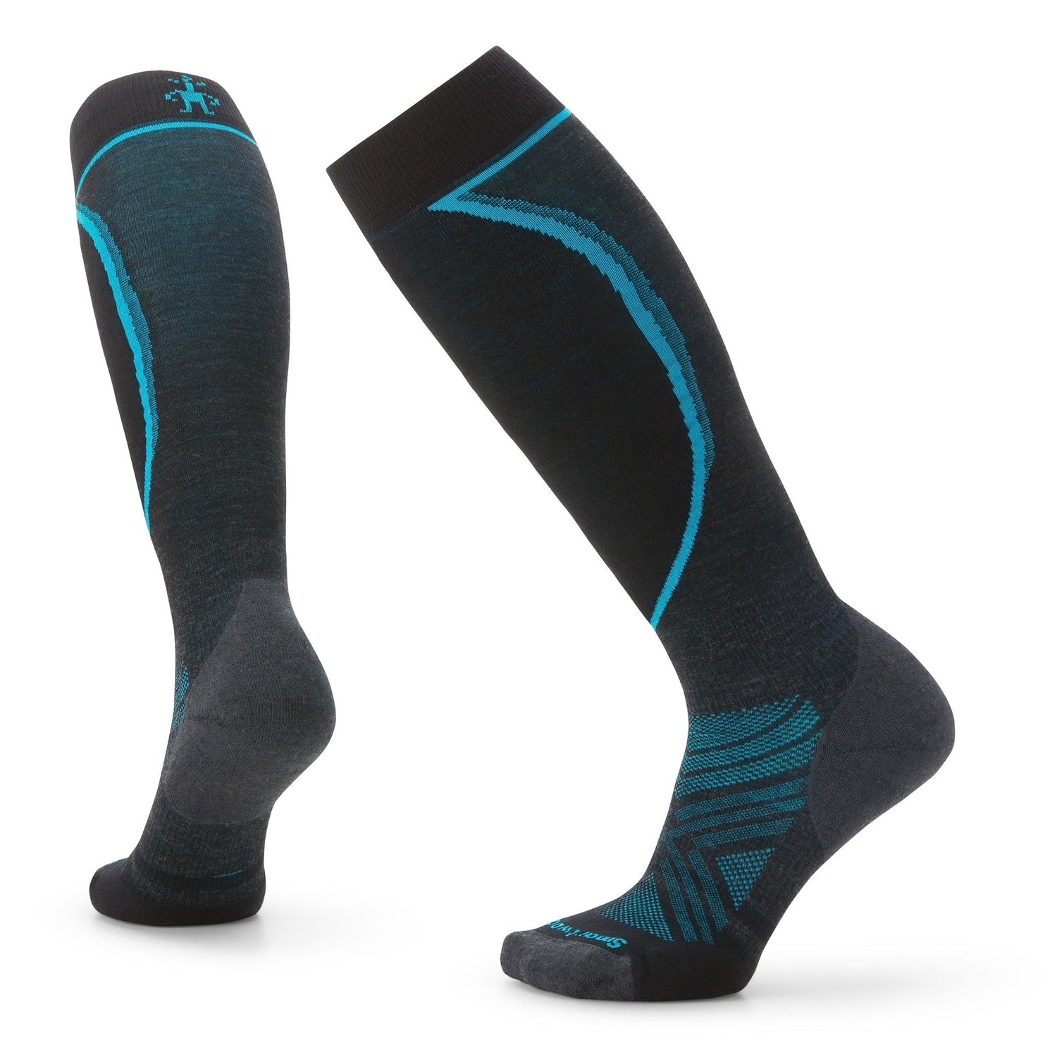 Smartwool 06. SOCKS - WOMENS SOCKS - WOMENS SOCKS SKI Women's Ski Targeted Cushion Over The Calf Socks 003 CHARCOAL