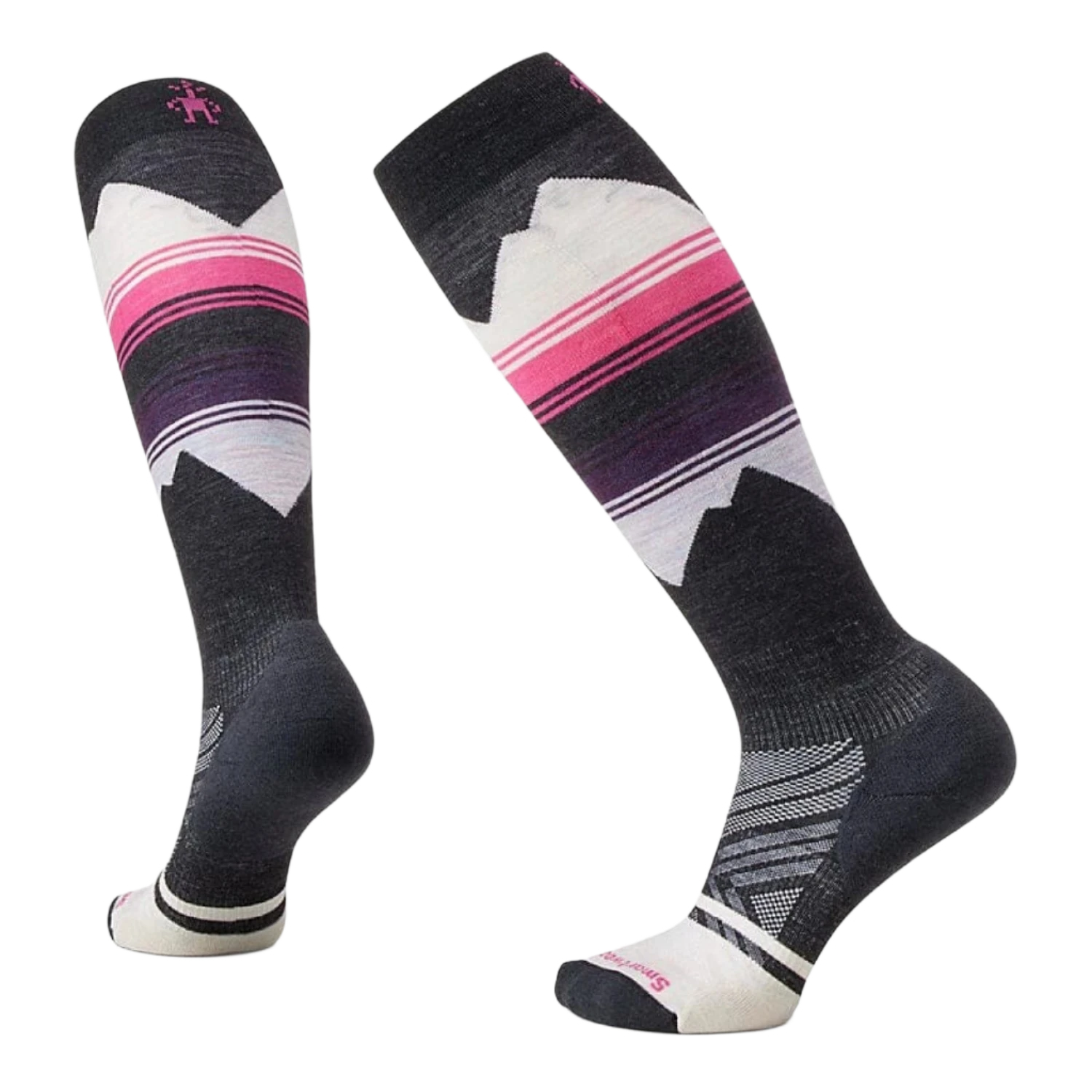 Smartwool 06. SOCKS - WOMENS SOCKS - WOMENS SOCKS SKI Women's Ski Targeted Cushion Pattern Over The Calf Socks 003 CHARCOAL