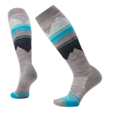 Smartwool 06. SOCKS - WOMENS SOCKS - WOMENS SOCKS SKI Women's Ski Targeted Cushion Pattern Over The Calf Socks 039 LIGHT GRAY