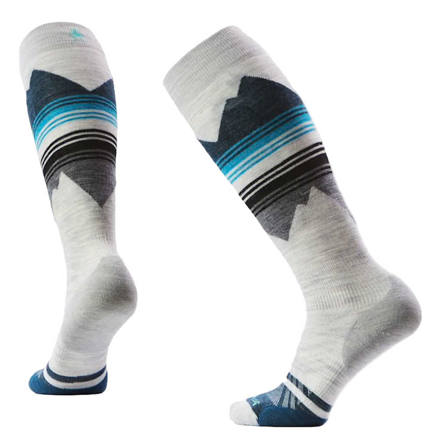 Smartwool 06. SOCKS - WOMENS SOCKS - WOMENS SOCKS SKI Women's Ski Targeted Cushion Pattern Over The Calf Socks 069 ASH