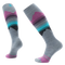 Smartwool 06. SOCKS - WOMENS SOCKS - WOMENS SOCKS SKI Women's Ski Targeted Cushion Pattern Over The Calf Socks L88 PEWTER BLUE