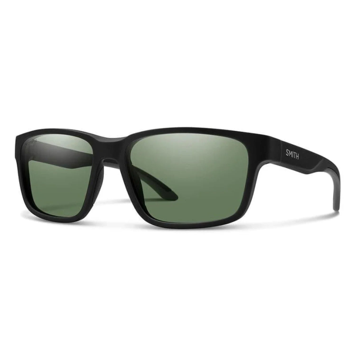 Smith Optics 07. EYEWEAR - SUNGLASSES - SUNGLASSES Basecamp | Matte Black | Chromapop Polarized Gray Green