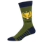 Socksmith 19. SOCKS - MENS - MENS SOCKS GIFT #1 Dad Cotton Crew Socks GREEN 10-13