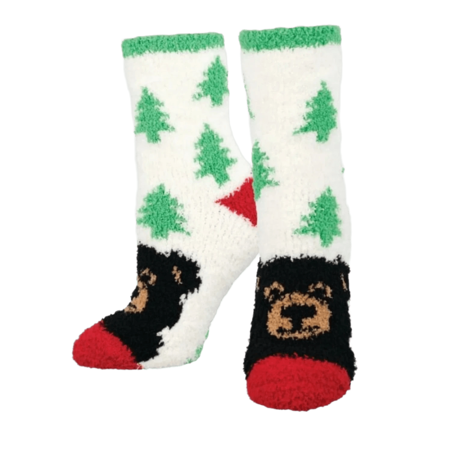 Socksmith 06. SOCKS - WOMENS SOCKS - WOMENS SOCKS GIFT Beary Woodsy WHITE 9-11