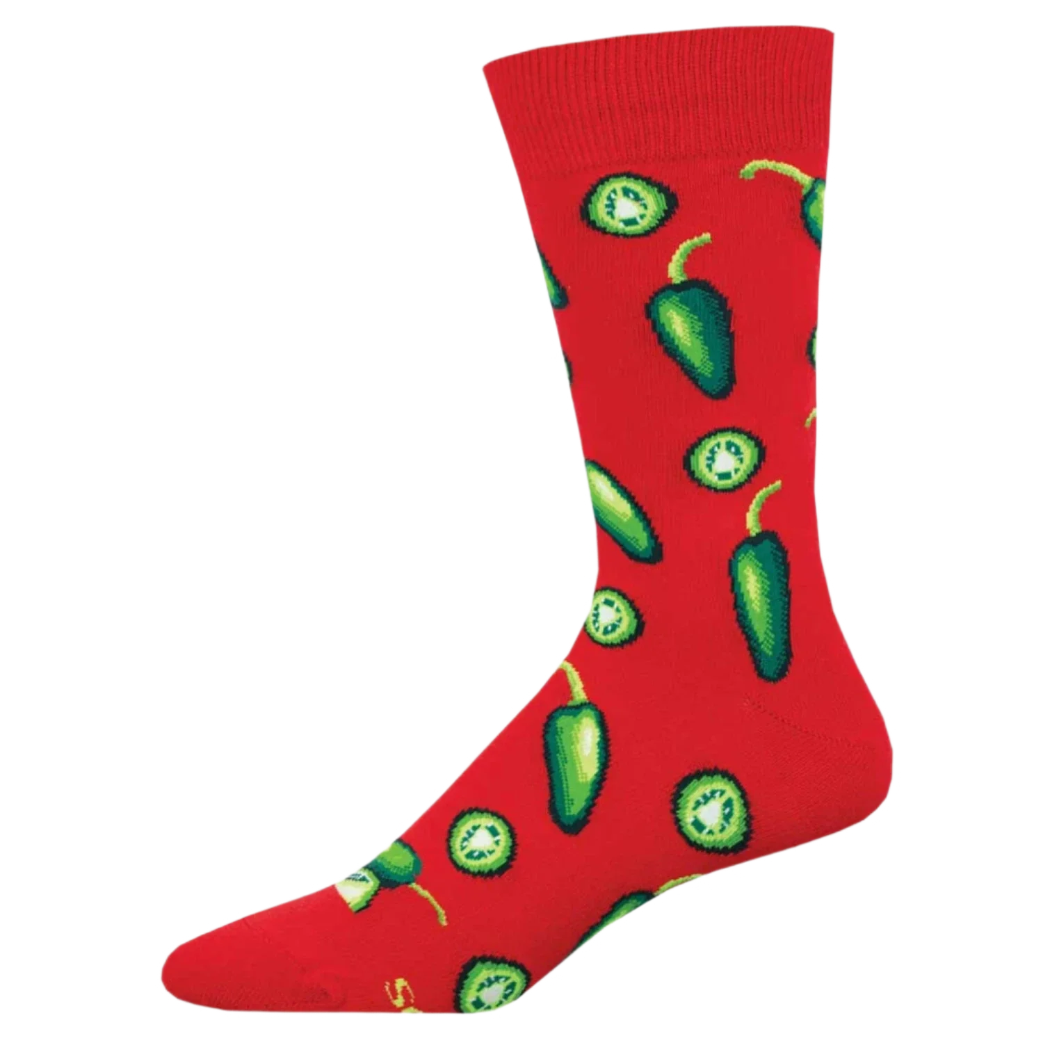 Socksmith 06. SOCKS - MENS SOCKS - MENS SOCKS GIFT Jalapeno Business RED 10-13