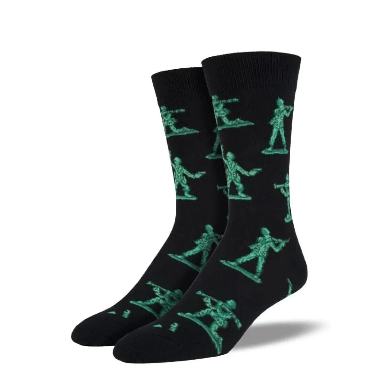 Socksmith 06. SOCKS - MENS SOCKS - MENS SOCKS GIFT Men's Army Men Socks BLACK 10-13