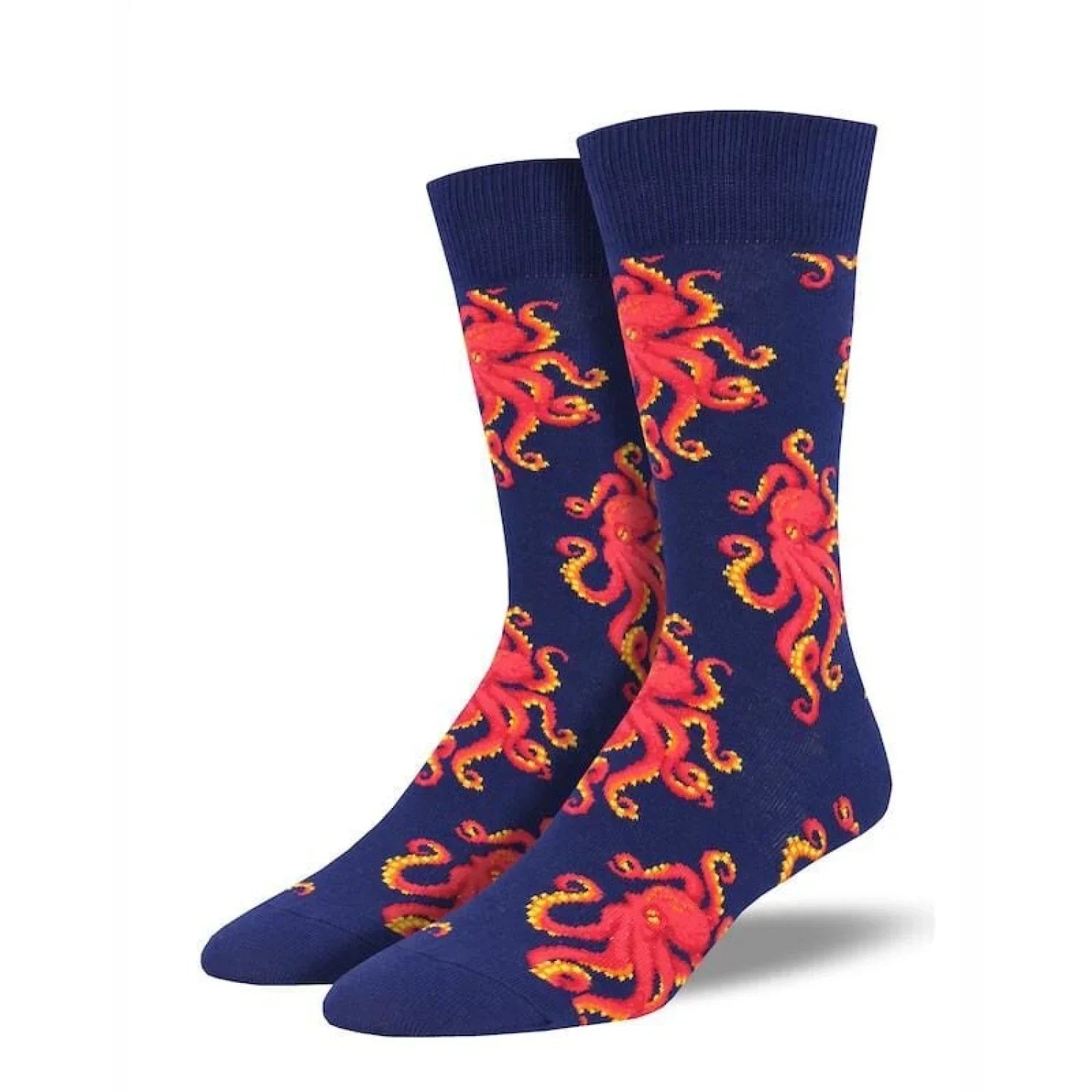 Socksmith 06. SOCKS - MENS SOCKS - MENS SOCKS GIFT Men's Socktopus Socks NAVY 10-13